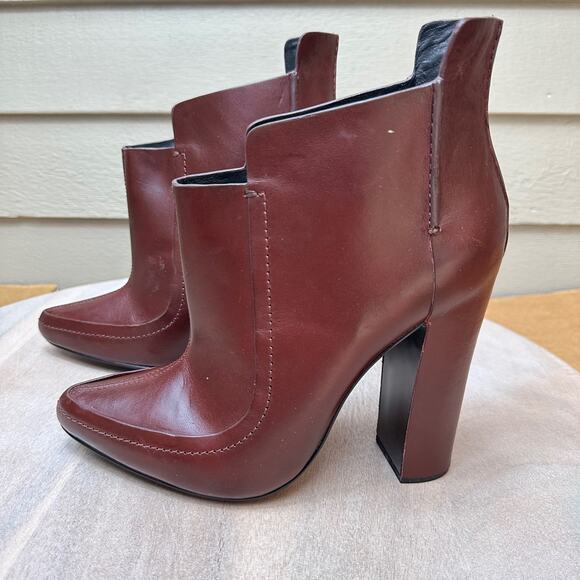 Alexander Wang Kim Oxblood Womens Boots Size 38.5 EU Burgundy Boot RARE - Picture 3 of 16